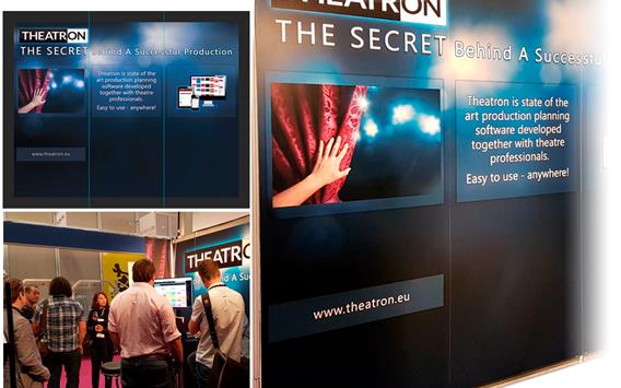 Paikalla rakennettavat seinäkkeet. Kuvassa foamex-paneelit.
Messut: ABTT Theatre Show 2017, Lontoo, UK Paikalla rakennettavat seinäkkeet. Kuvassa foamex-paneelit.
Messut: ABTT Theatre Show 2017, Lontoo, UK